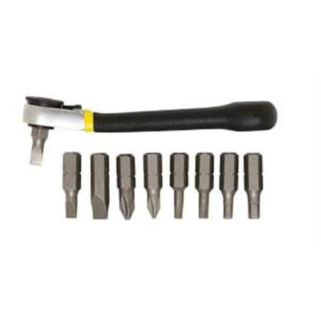 Homestead 9-Piece Ratchet Offset Screwdriver Set HO74030